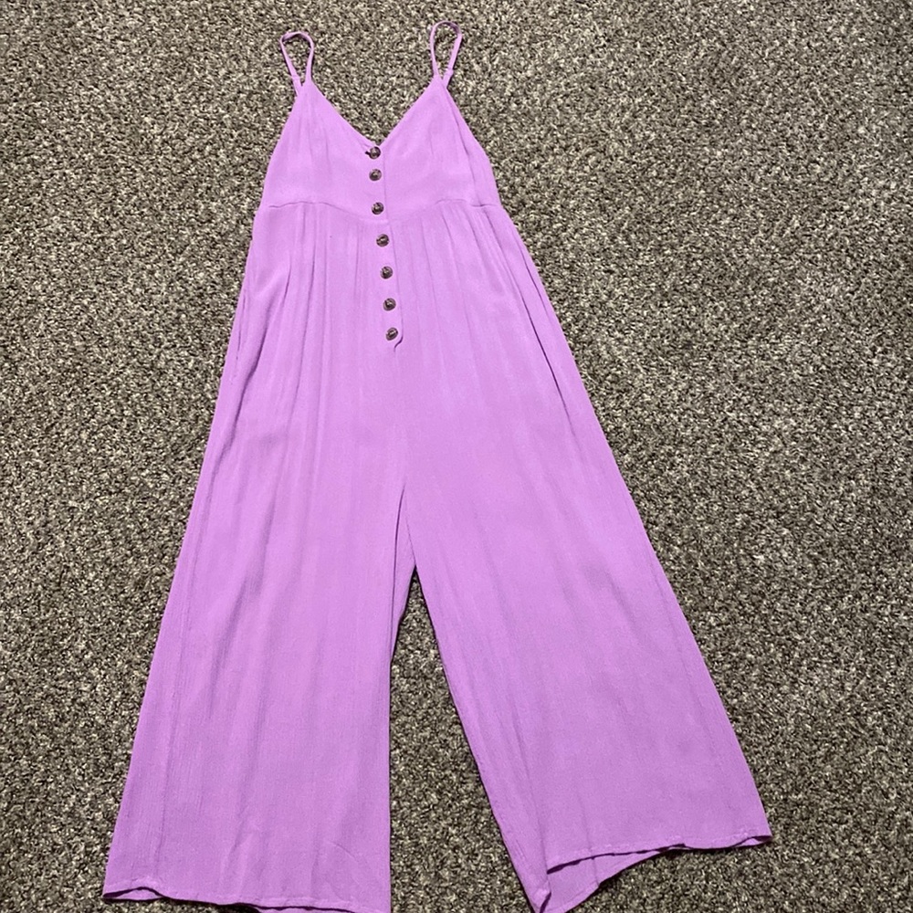 Wide leg jump suit